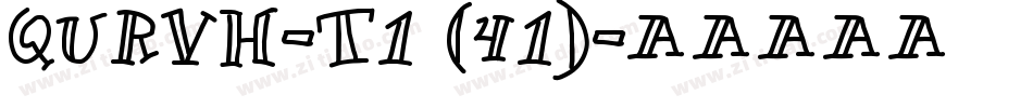 QURVH-T1 (41)字体转换